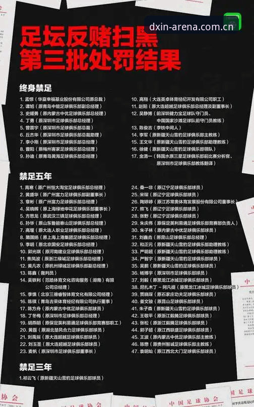 资深体育迷分享：解读足协第三批禁足名单背后的博弈与反思